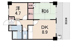 ハイツ北青木の間取り画像