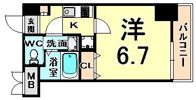 Luxe尼崎westの間取り画像