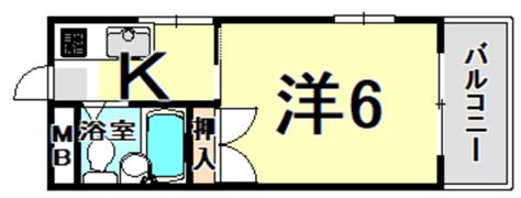 木谷ハイツの間取り画像