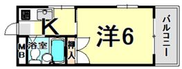 木谷ハイツの間取り画像