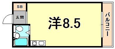 パイン苦楽園の間取り画像