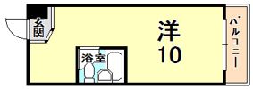 サンビオーズ苦楽園1の間取り画像