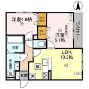 シンティランテ夙川名次の間取り画像