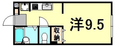 パセオ西宮の間取り画像