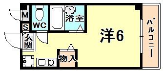 レヂデンス夙川の間取り画像