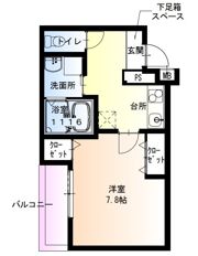 フジパレス西宮甲陽園の間取り画像
