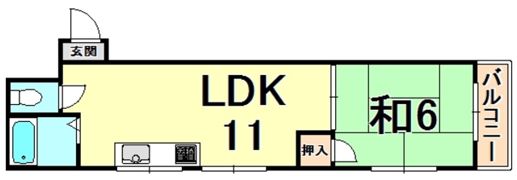 メゾンオオギの間取り画像
