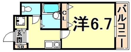 COLLECTION甲東園の間取り画像