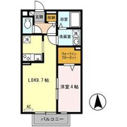 ウィッチの間取り画像