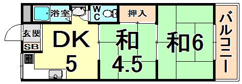 グリーンハイツの間取り画像