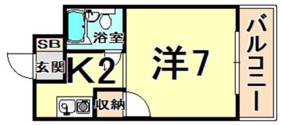エクセレント南野の間取り画像