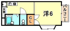 ペイサージュ御影の間取り画像