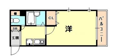 西宮SKYハイツの間取り画像