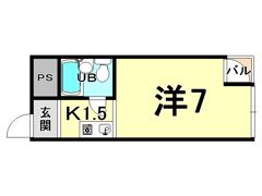 プリエールJR塚口駅前の間取り画像