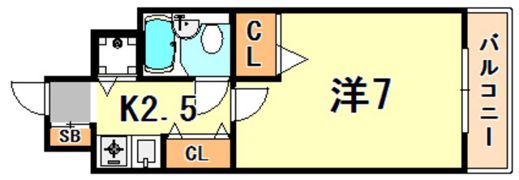 ライオンズマンション神戸第3の間取り画像