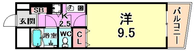 エスペラール御影の間取り画像