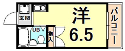 エスケーハイツの間取り画像