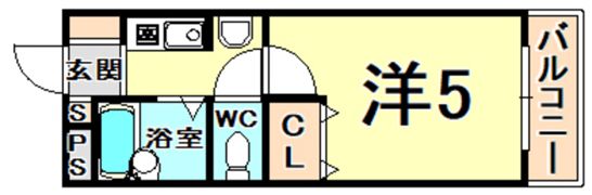 ステラハウス4-500の間取り画像