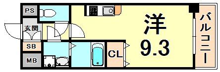 エスリード西宮北口第2の間取り画像