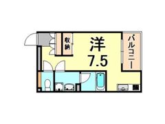 ソリューション甲子園の間取り画像