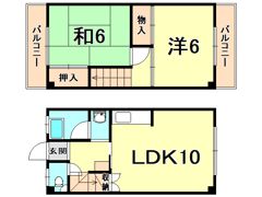 クローバーハウスの間取り画像