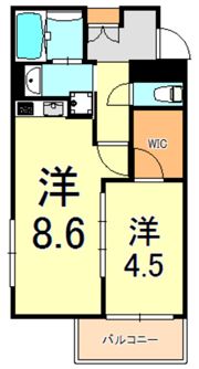 モレス・ヴィラ本山中町の間取り画像