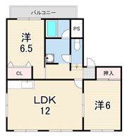 アルカディア甲子園口の間取り画像