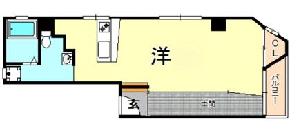 大桝マンションの間取り画像