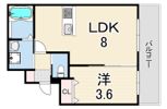 フルール甲子園の間取り画像