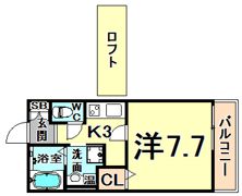 KTIレジデンス武庫川Iの間取り画像