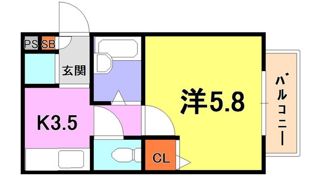 エスポワールの間取り画像