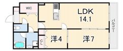 シェルメール住吉本町の間取り画像