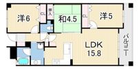 ロイヤル西宮北口センシアの間取り画像