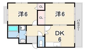 アレーグルヒビキの間取り画像