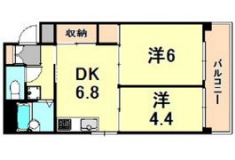 ハイコート甲子園の間取り画像