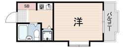 ジョイフル御影の間取り画像