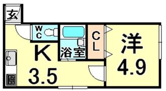 スウィートハイムの間取り画像