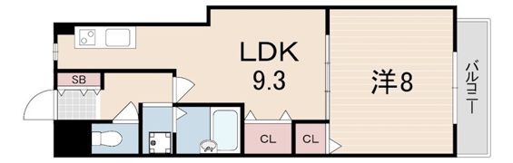 VILLA WEST 六甲の間取り画像