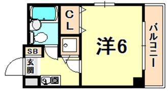 ふたばマンションの間取り画像