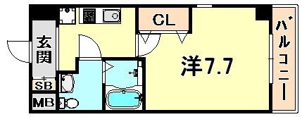 アーバンフラッツ王子公園の間取り画像