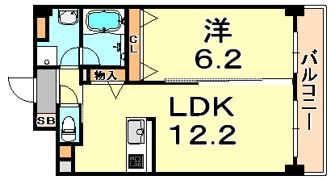 パルテール甲南山手の間取り画像