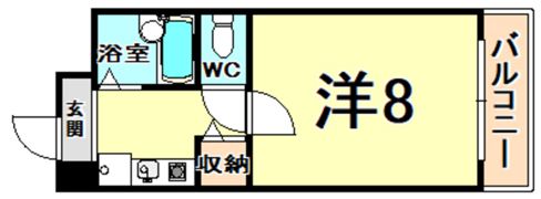 グレース今津の間取り画像