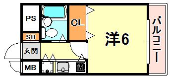 ロマネスク甲南の間取り画像