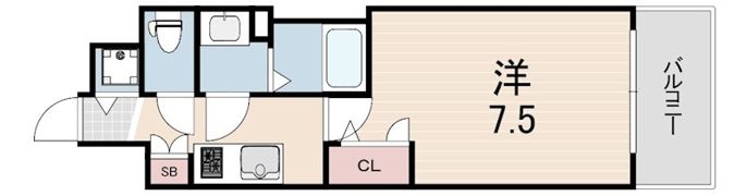 スワンズシティ神戸湊川の間取り画像