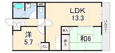 光洋メゾンの間取り画像