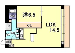 イーストコート2番街の間取り画像