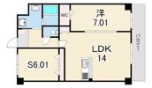 GROOVE上甲子園の間取り画像