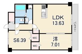 GROOVE上甲子園の間取り画像