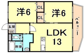 サンビルダー上甲子園の間取り画像