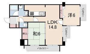 ワコーレルシード仁川の間取り画像